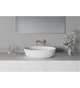 Casa Di Vanna Bernini Umywalka stawiana na blat 54x38 Biały matt Bernini540380MW