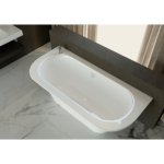 Casa Di Vanna Merello Light Wanna wolnostojąca 175x77 Biały połysk MerelloLight1750770GW