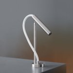 CEA Asta Wylewka jednootworowa wyjmowana i regulowana H31 cm Satin Stainless Steel AST17WS