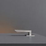 CEA BAR Wylewka jednootworowa 9 cm Satin Stainless Steel BAR56S