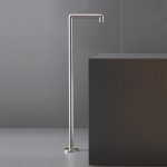 CEA Cartesio Wylewka umywalkowa wolnostojąca element zewnętrzny Satin Stainless Steel CAR20S