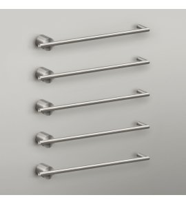 CEA Equilibrio Grzejnik elektryczny do ręczników 58 cm 5 elementy ścienny element zewnętrzny Satin Stainless Steel EQB05S