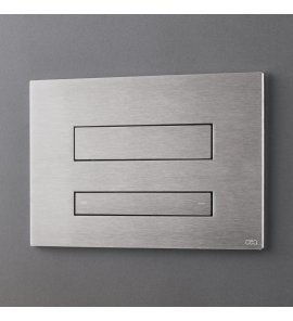CEA Hydroplate Przycisk podwójny do spłuczki Geberit Satin Stainless Steel PLA06S