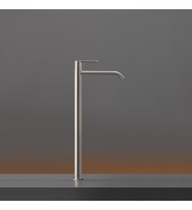 CEA Lutezia Plus Bateria umywalkowa jednootworowa do umywalki nablatowej H52 cm Satin Stainless Steel LTZ19S