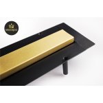  Cedor Odpływ Liniowy 100 cm super niski brushed brass PROLIN-BRUBRADES-100 W MAGAZYNIE!!
