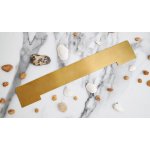 Cedor WALL PRO Odpływ ścienny 30-90 cm ( do wyboru ) super niski naturalne złoto szczotkowane F361-51697_20210427112634