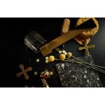 Cedor WALL PRO Odpływ ścienny 30-90 cm ( do wyboru ) super niski naturalne złoto szczotkowane F361-51697_20210427112634