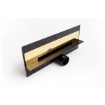 Cedor WALL PRO Odpływ ścienny 30-90 cm ( do wyboru ) super niski naturalne złoto błyszczące F361-51697_20210427112455