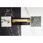 Cedor WALL PRO Odpływ ścienny 30-90 cm ( do wyboru ) super niski naturalne złoto błyszczące F361-51697_20210427112455