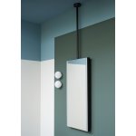 Cielo Argo Lustro wiszące, mocowane na suficie 40x190 cm, z oświetleniem LED Czarny ARSPLFE