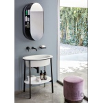 Cielo Catino Ovale Umywalka owalna wpuszczana w blat 70x50 cm Biały CALAO