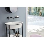 Cielo Catino Ovale Umywalka owalna wpuszczana w blat 70x50 cm Biały CALAO