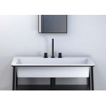 Cielo Catino Rettangolare Umywalka wpuszczana w blat 110x54 cm z otworem na baterie, Biały CALAR