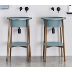 Cielo Catino Tondo Półka ceramiczna do stelaża Ø 45 cm biały CAPIT