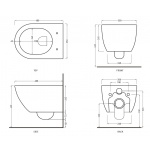 Cielo Enjoy 48 WC wiszący Biały EJVSKR