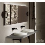 Cielo Enjoy Umywalka okrągła ∅40 cm, stawiana na blat Biały EJLASIT