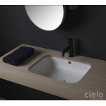 Cielo Enjoy Umywalka prostokątna 41,5x53cm, podblatowa Biały EJLASPR