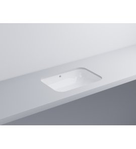 Cielo Enjoy Umywalka prostokątna 41,5x53cm, podblatowa Biały EJLASPR