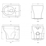 Cielo Enjoy Wc stojący Biały EJVA