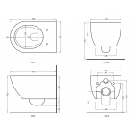 Cielo Enjoy Wc wiszący Biały EJVSK