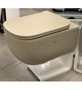     Cielo Era Miska bezrantowa/rimless wisząca z deską wolnoopadającą 53x36,5x37 cm avena ERVSKAV+CPVERTFAV