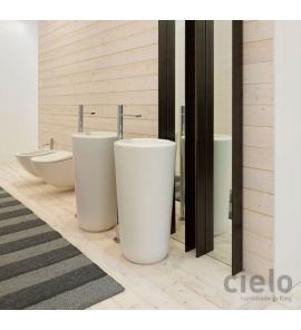Cielo Fluid Umywalka stojąca Biały FLFREEP
