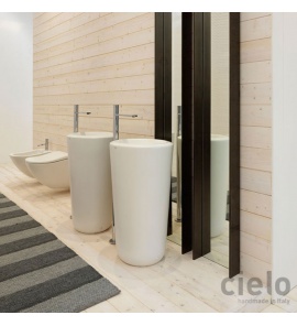 Cielo Fluid Umywalka wolnostojąca Biały FLFREEC