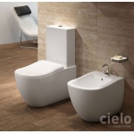 Cielo Fluid Wc stojący do kompaktu Biały FLVM