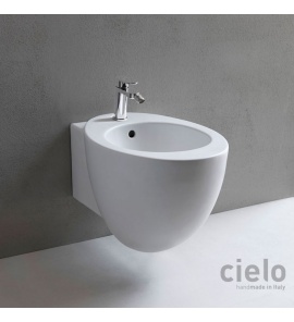 Cielo Le Giare Bidet wiszący z mocowaniem i otworem na baterie, Biały LGBSREV