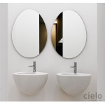 Cielo Le Giare Umywalka ścienna 70x51cm Biały LGLS70