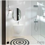 Cielo Le Giare Umywalka ścienna 34x50cm Biały LGLS