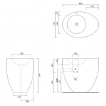 Cielo Le Giare Umywalka wolnostojąca Biały LGFREE