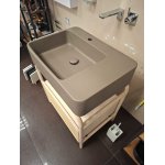 Cielo Marcel Zestaw Umywalka 70x50 + Szafka 72x50 + Szuflada 65x50 arenaria/frassino naturale MALA.AN+MASTE.NA+MACE.NA