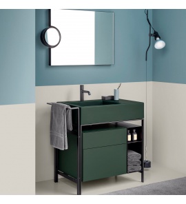 Cielo Narciso Mini Umywalka ceramiczna z otworem Biały NALAMSX