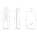 Cielo Pisuar stojący Biały ORSL