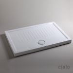 Cielo Settanta Brodzik prostokątny 70x100cm Biały PD770100