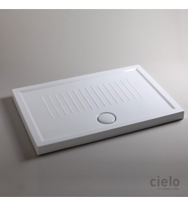 Cielo Settanta Brodzik prostokątny 70x120cm Biały PD770120