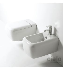 Cielo Shui Bidet wiszący 36x55 cm biały SHBSB