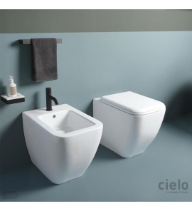 Cielo Shui Comfort Bidet stojący 37,5x54 cm Biały SHCOBI