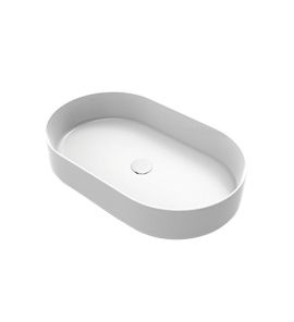 Cielo Shui Comfort Umywalka stawiana na blat 60x38 cm biała SHCOLAO60