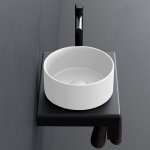Cielo Shui Comfort Umywalka okrągła ø25cm, Biały MILAT