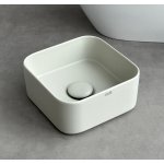 Cielo Shui Comfort Umywalka stawiana 25x25 z korkiem klik klak pomice MILAQPM+PIL01PM