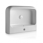 Cielo Shui Umywalka ścienna/nablatowa 54x48 cm biała SHLS54