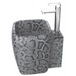 Cielo Shui Umywalka ścienna 36x36 cm biała SHLASR