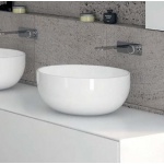 Cielo Shui Umywalka stawiana na blat 40x40 cm biała SHBA40