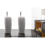 Cielo Shui Umywalka wolnostojąca 40x40x85h cm biała SHFREEC