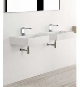 Cielo Smile Umywalka 100x46 cm prostokątna ścienna/stawiana Biały SMLAA100