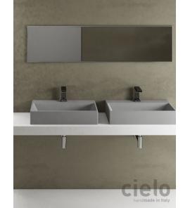 Cielo Smile Umywalka 80x46 cm prostokątna ścienna/stawiana Biały SMLAA80