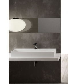 Cielo Smile Umywalka ścienna 100x48cm Biały SMLA100