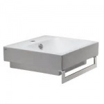 Cielo Smile Umywalka ścienna 48x48 cm Biały SMLA48